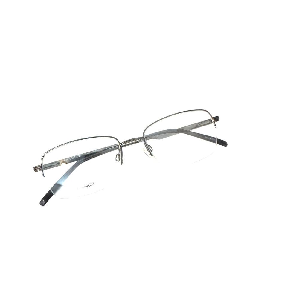 NEW Charmant Titanium TI 29107 Gray Eyeglasses